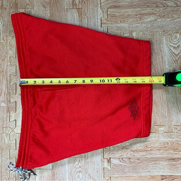 Vintage Wilson Sports Sweat Shorts Red Medium Gym Tennis Made in USA 80s / 90s - Picture 9 of 14